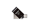Flash Bellek 128 GB Mini Usb Ve Type-C 3.1 Philips Gece Siyahı
