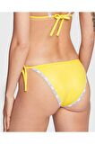 Kadın Calvin Klein Biyeli Yanlardan Bağcıklı Slip Bikini Altı KW0KW01951