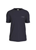 Calvin Klein Bisiklet Yaka Lacivert Erkek T-Shirt K10K109894CHW