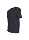 Calvin Klein Bisiklet Yaka Lacivert Erkek T-Shirt K10K109894CHW