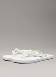 Calvin Klein Beyaz Erkek Plaj Terliği BEACH SANDAL MONOGRAM TPU