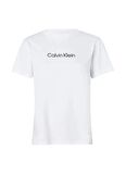 Calvin Klein Düz Beyaz Kadın T-Shirt HERO LOGO REGULAR T-SHIRT