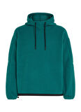 Calvin Klein Yeşil Erkek Kapüşonlu Sweatshirt 00GMF3W315CJG WO/PW   - SHERPA HOOD