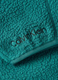 Calvin Klein Yeşil Erkek Kapüşonlu Sweatshirt 00GMF3W315CJG WO/PW   - SHERPA HOOD