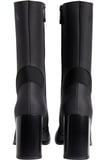 HEEL ZIP BOOT LTH WN Kadın Siyah Bot