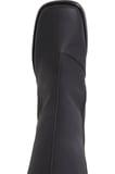 HEEL ZIP BOOT LTH WN Kadın Siyah Bot