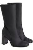 HEEL ZIP BOOT LTH WN Kadın Siyah Bot