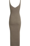 RIB KNIT SLIP DRESS