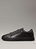 Calvin Klein Siyah Erkek Sneaker LOW TOP LACE UP W/ZIP RUBB