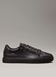 Calvin Klein Siyah Erkek Sneaker LOW TOP LACE UP W/ZIP RUBB