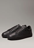 Calvin Klein Siyah Erkek Sneaker LOW TOP LACE UP W/ZIP RUBB
