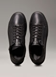 Calvin Klein Siyah Erkek Sneaker LOW TOP LACE UP W/ZIP RUBB