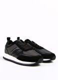 Calvin Klein Siyah Erkek Deri Sneaker LOW TOP LACE UP REPR