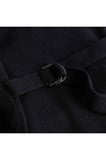 BACK BUCKLE SWEATER Kadın Siyah Elbise