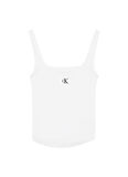 Calvin Klein U Yaka Düz Beyaz Kadın Atlet J20J223192YAF