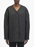 Calvin Klein Normal Siyah Kadın Ceket LW VERTICAL QUILT JACKET