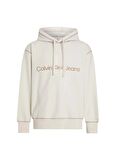 Calvin Klein Jeans Kapüşon Yaka Beyaz Erkek Sweatshırt J30J324623YBI