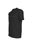 Calvin Klein Jeans Düz Siyah Erkek T-Shirt J30J324668BEH