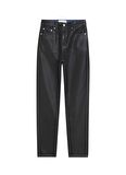 Calvin Klein Jeans Yüksek Bel Normal Siyah Kadın Pantolon J20J2224311BY