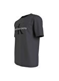Calvin Klein Jeans Baskılı Koyu Gri Erkek T-Shirt J30J320806PSM