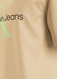 Calvin Klein Jeans Baskılı Bej Erkek T-Shirt J30J320806AAT
