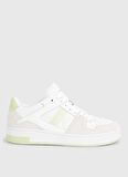 Calvin Klein Beyaz Kadın Süet Sneaker YW0YW0144602U