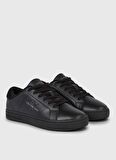 Calvin Klein Siyah Erkek Deri Sneaker CLASSIC CUPSOLE LOW ML LTH