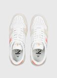Calvin Klein Beyaz - Turuncu Kadın Süet Sneaker YW0YW0144602T