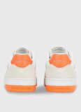 Calvin Klein Beyaz - Turuncu Kadın Süet Sneaker YW0YW0144602T