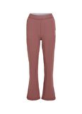 Calvin Klein Pembe Kadın Lastikli Bel Standart Fit Eşofman Altı 00GWS4P643LKO-PW  - Knit Pant