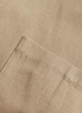 Calvin Klein Bisiklet Yaka Düz Bej Diz Üstü Kadın Elbise PAMUK LINEN BELTED SHIFT DRESS