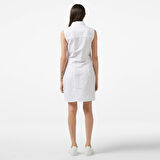 Calvin Klein SLEEVELESS COTTON SHIRT DRESS Elbise 
