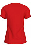 Kadın CK INSTITUTIONAL Logo 2-Pack TEE T-Shirt - Kırmızı  | XS