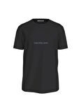 Calvin Klein Jeans Düz Siyah Erkek T-Shirt J30J325197BEH