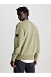 WASHED BADGE CREW NECK