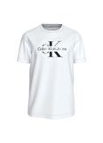 Calvin Klein Jeans Baskılı Beyaz Erkek T-Shirt J30J325190YAF