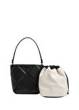 Calvin Klein Siyah Kadın 20x17x11 cm Çapraz Çanta K60K611666BEH