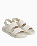 Calvin Klein Flat Sandal Metal Logolu Kadın Sandalet | 37