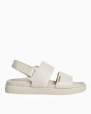 Calvin Klein Flat Sandal Metal Logolu Kadın Sandalet | 38