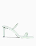 Calvin Klein Heel Mule 70mm Deri Kadın Sandalet | 39