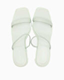 Calvin Klein Heel Mule 70mm Deri Kadın Sandalet | 39