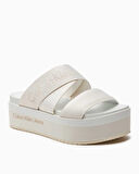 Calvin Klein Flatform Sandal Webbing In Mr Kadın Sandalet
