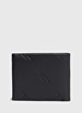 Calvin Klein Siyah Erkek Cüzdan LOGO PRINT BIFOLD ID