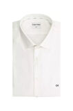 Erkek Ck Poplin Stretch Slim Gömlek - Beyaz | 40
