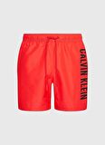 Calvin Klein Kırmızı Erkek Şort Mayo KM0KM01004XM9