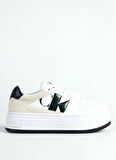 Calvin Klein Beyaz - Siyah Kadın Sneaker YW0YW014820LD