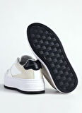 Calvin Klein Beyaz - Siyah Kadın Sneaker YW0YW014820LD