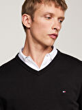 TOMMY HILFIGER ESSENTIAL COTTON V NECK Kazak