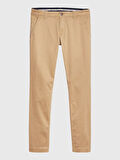 Erkek Slim Fit Chino Pantolon-Bej | 33/32