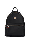 Tommy Hilfiger 36x26x12 cm Siyah Kadın Sırt Çantası AW0AW10264BDS